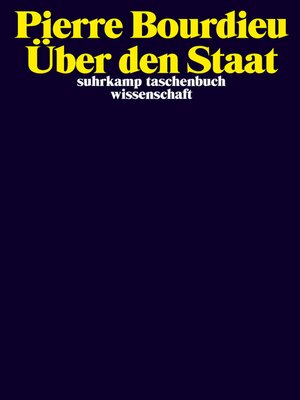 cover image of Über den Staat